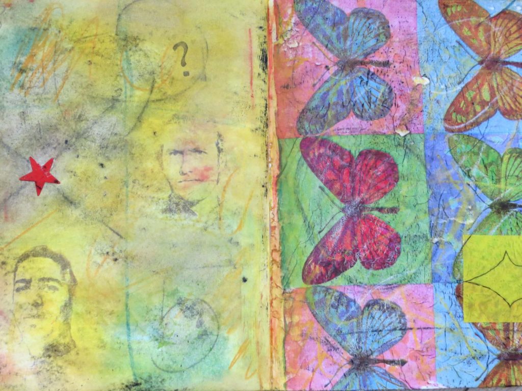 Image transfers in my art journal