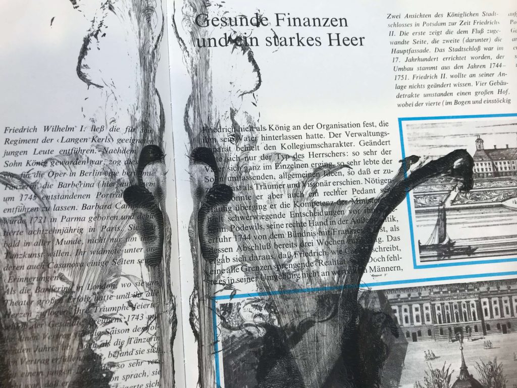 String painting technique