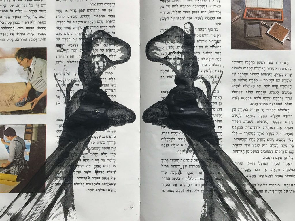 String painting technique