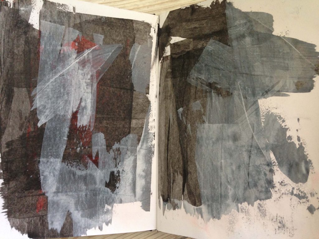 Art journaling background
