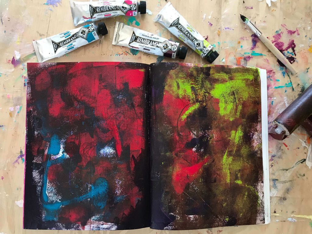 Painted background
