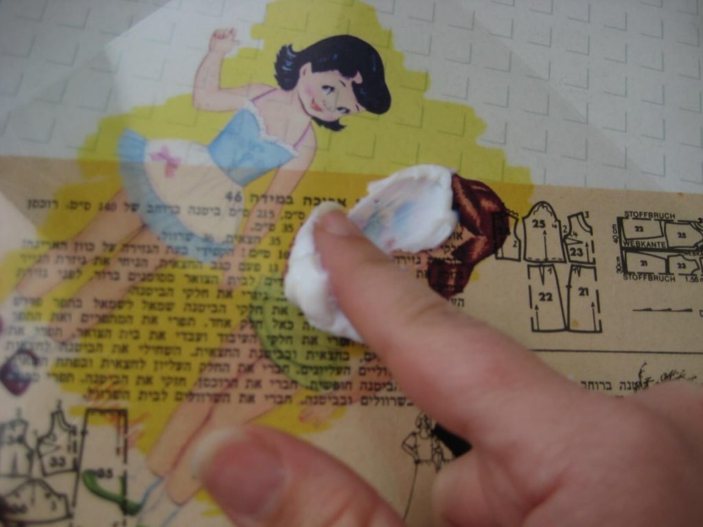 image transfer from transparency