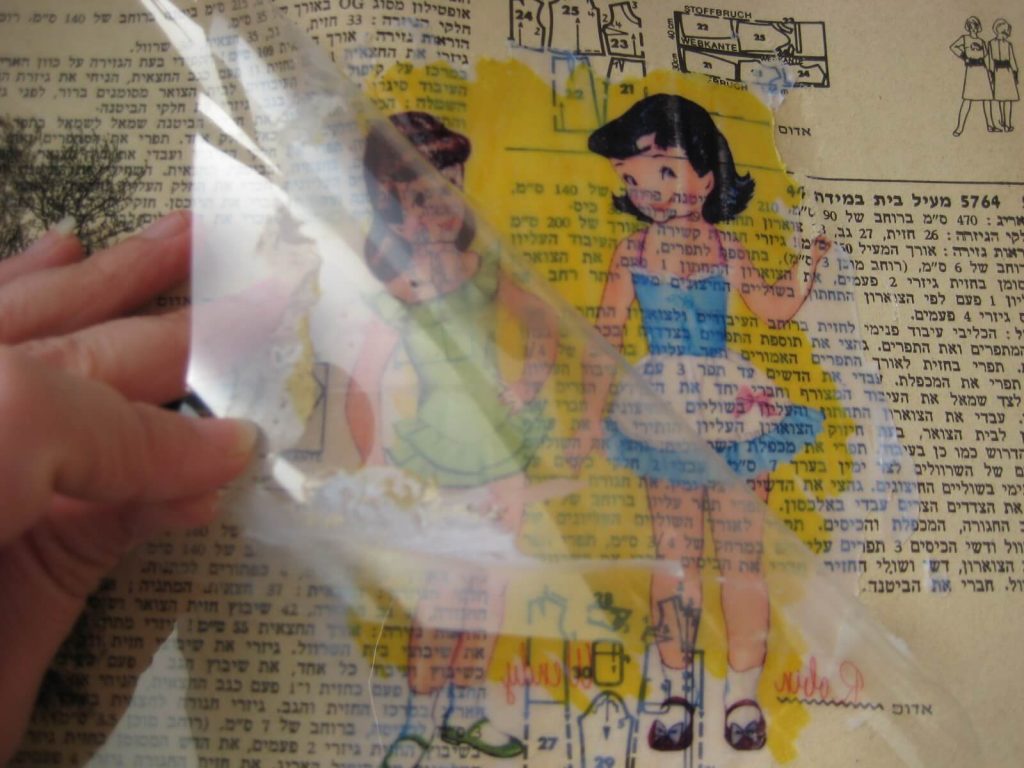 image transfer from transparency