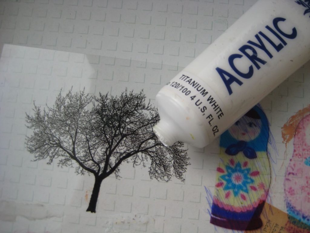 image transfer from transparency