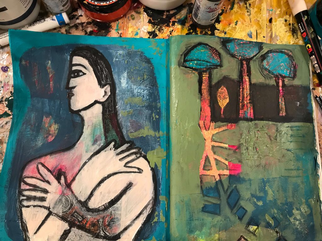 A peek into my art journal