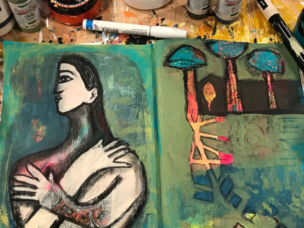 A peek into my art journal