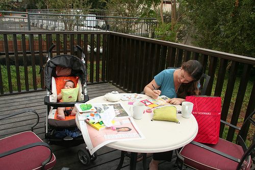 Journaling on vacation