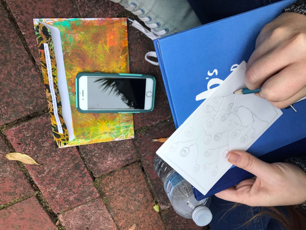 Printing with styrofoam plates