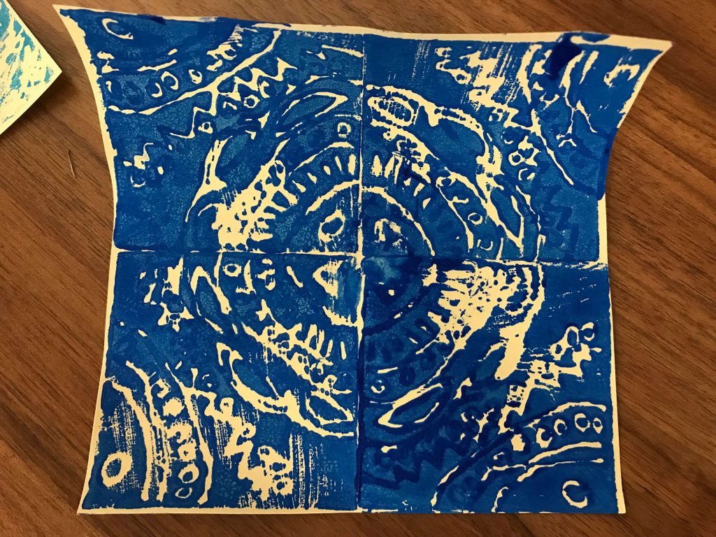 Printing with styrofoam