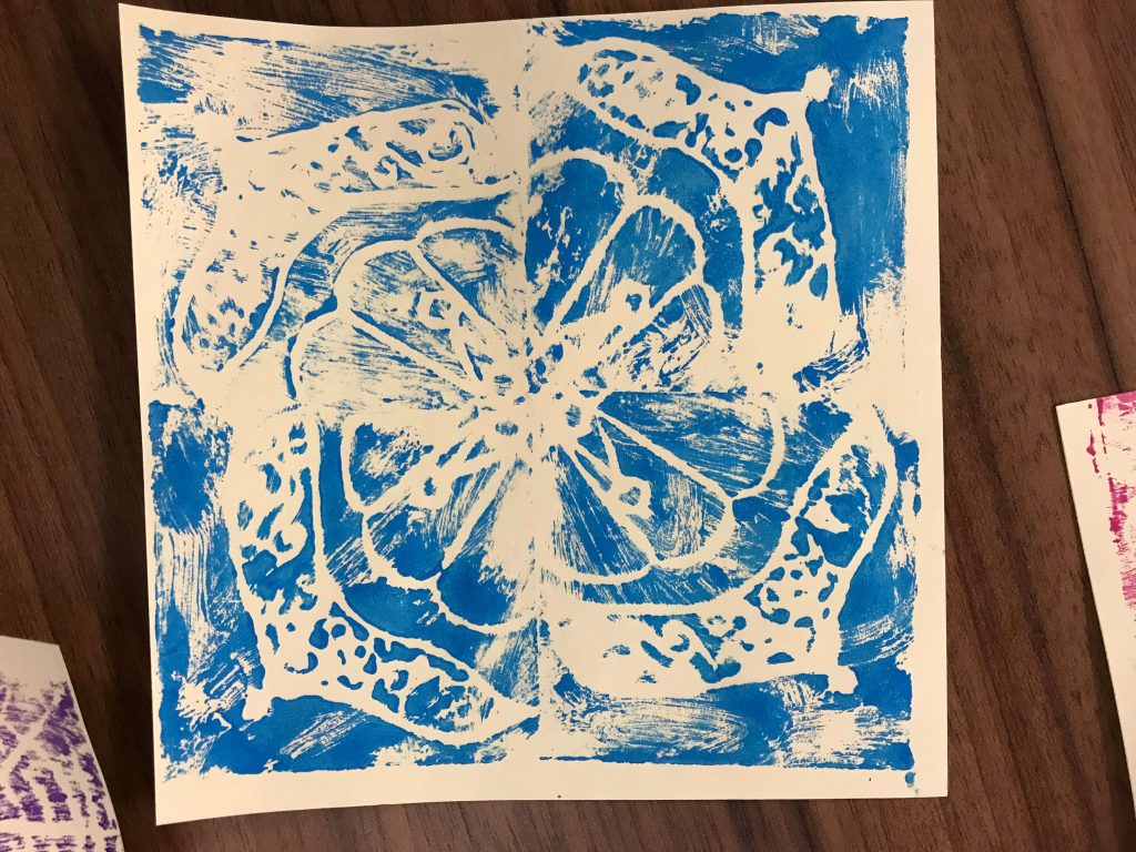 Printing with styrofoam