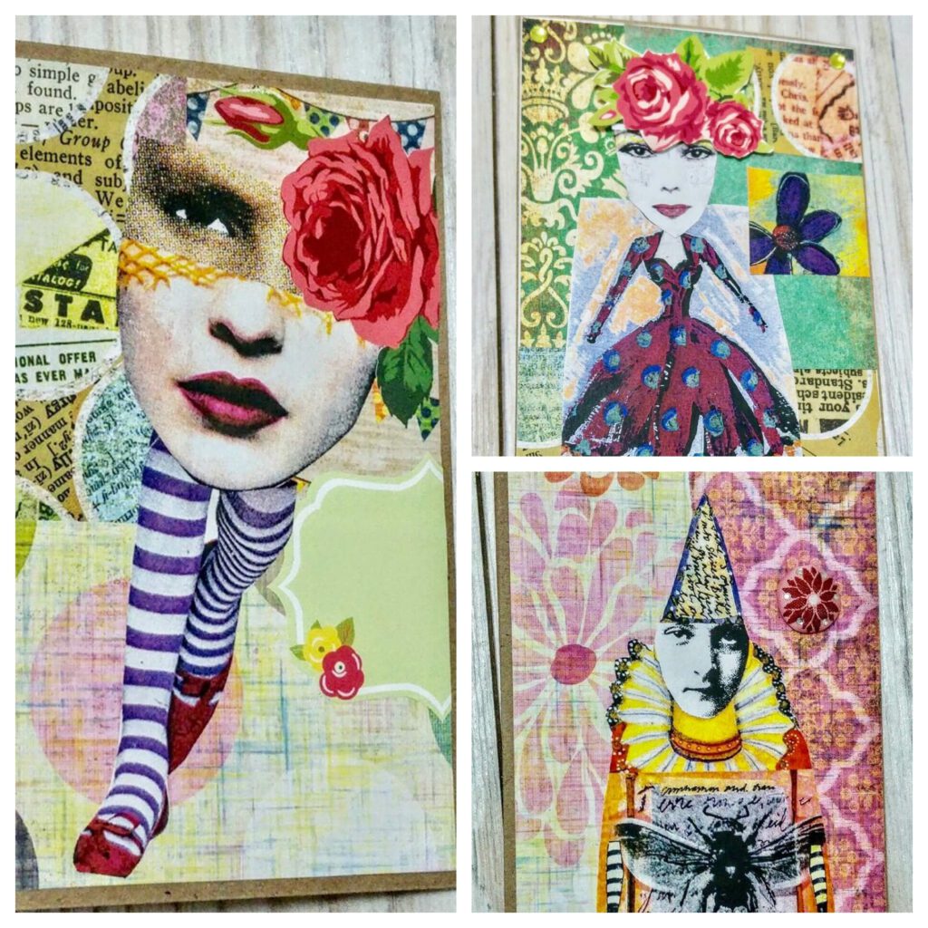 Collage postcard