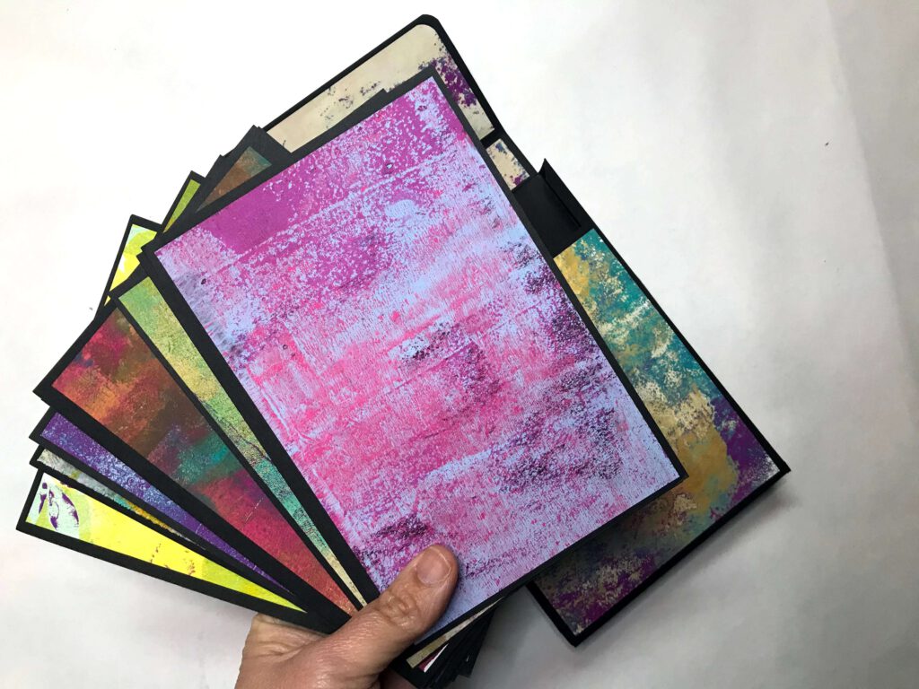 Geli printed papers